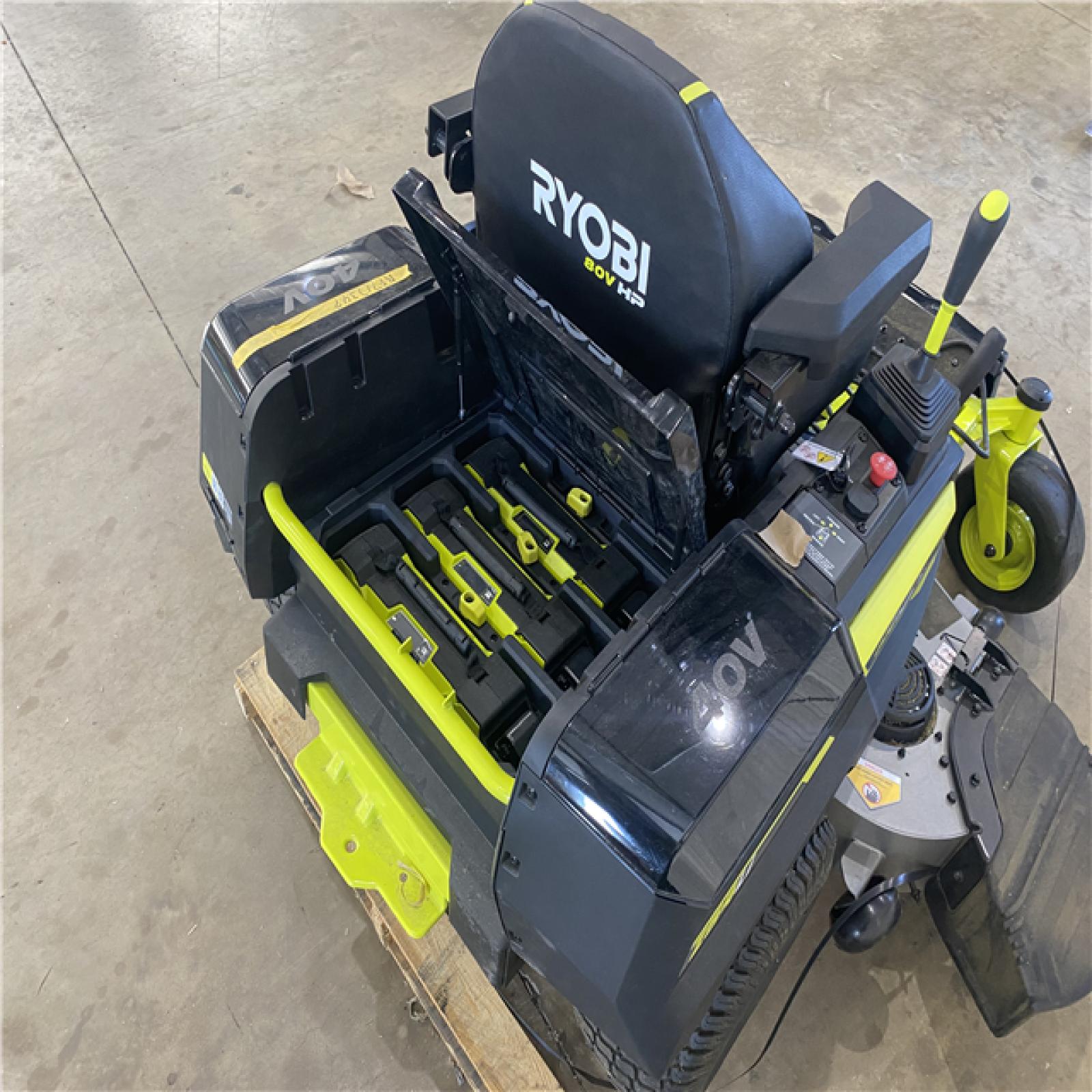 Houston Location AS-IS - Ryobi 80v HP Brushless Riding Mower