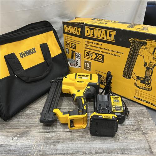 AS-IS DEWALT 20V MAX XR 18 Gauge Brad Nailer Kit