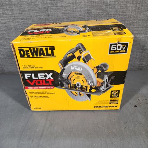 HOUSTON LOCATION - AS-IS DeWALT Flexvolt Max 7-1/4  60V Brushless Circular Saw DCS578B (Bare Tool)