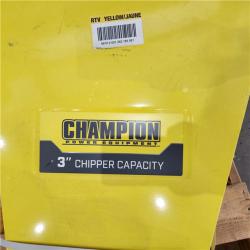 Houston Location - AS-IS CHAMPION POWER EQUIPMENT WOOD CHIPPER SHREDDER