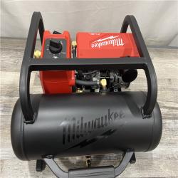 AS-IS MILWAUKEE 18-Volt Lithium-Ion Brushless Cordless 2 Gal. Electric Compact Quiet Compressor (Tool-Only)