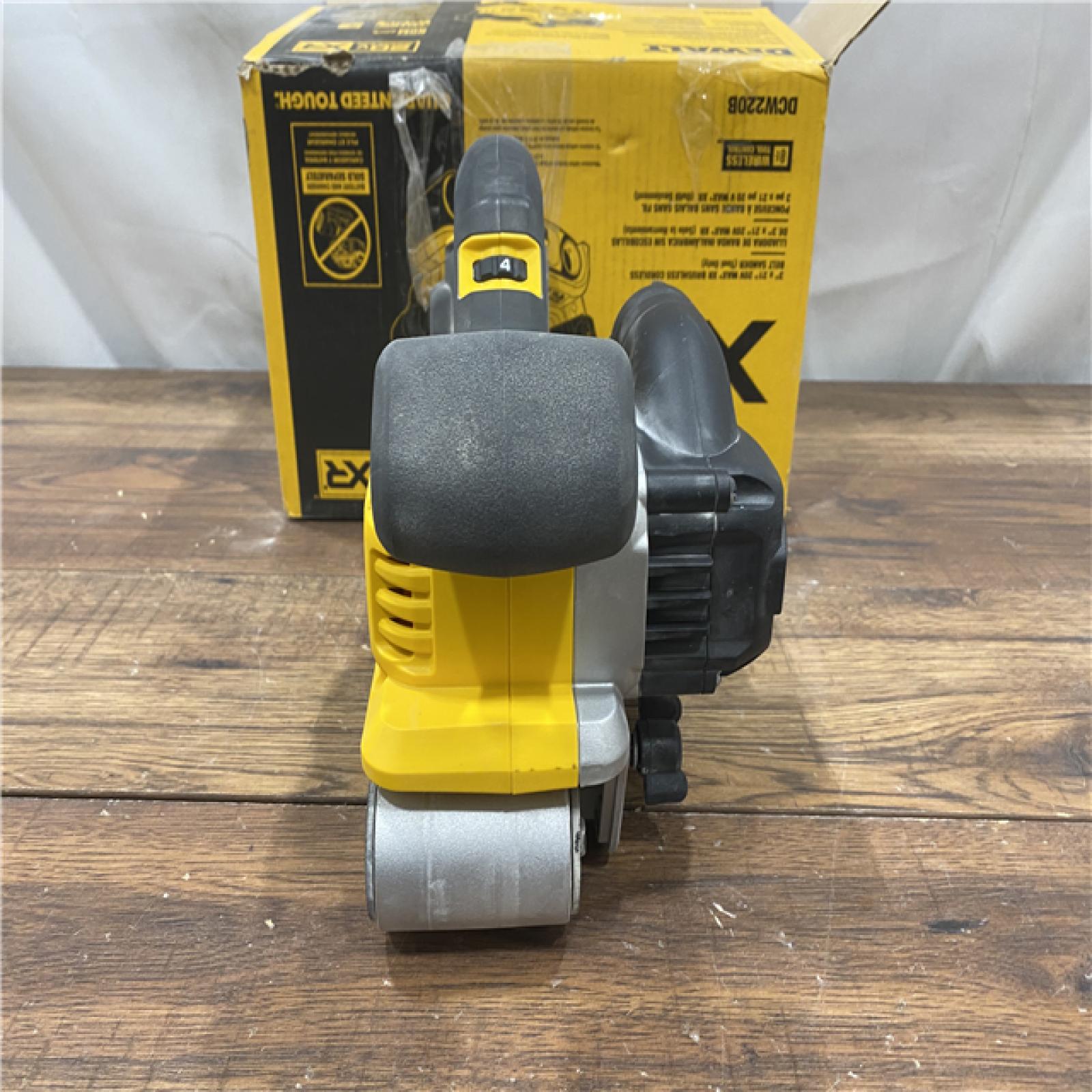 AS IS DEWALT 20V MAX* XR Brushless Cordless Belt Sander