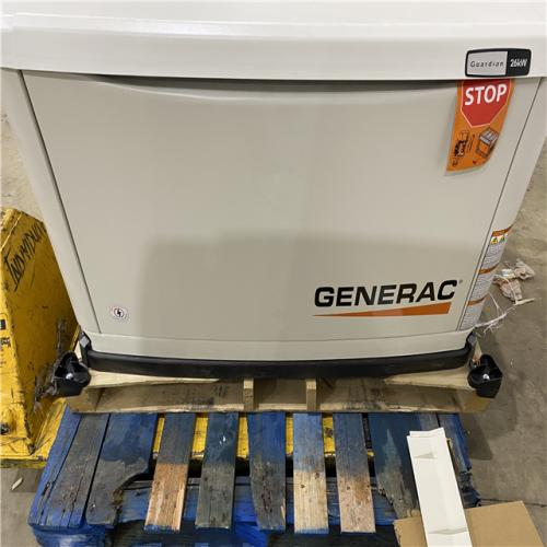 Houston Location - AS-is Generac Guardian 26,000 Watt Generator