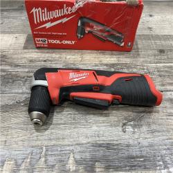 AS-IS Milwaukee M12 12V Lithium-Ion Cordless 3/8 in. Right Angle Drill (Tools-Only) (LOT OF 2)