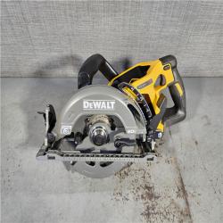 HOUSTON LOCATION - AS-IS (APPEARS LIKE NEW) DEWALT FLEXVOLT 60V MAX Cordless Brushless 7-1/4 in. Wormdrive Style Circular Saw (Tool Only)