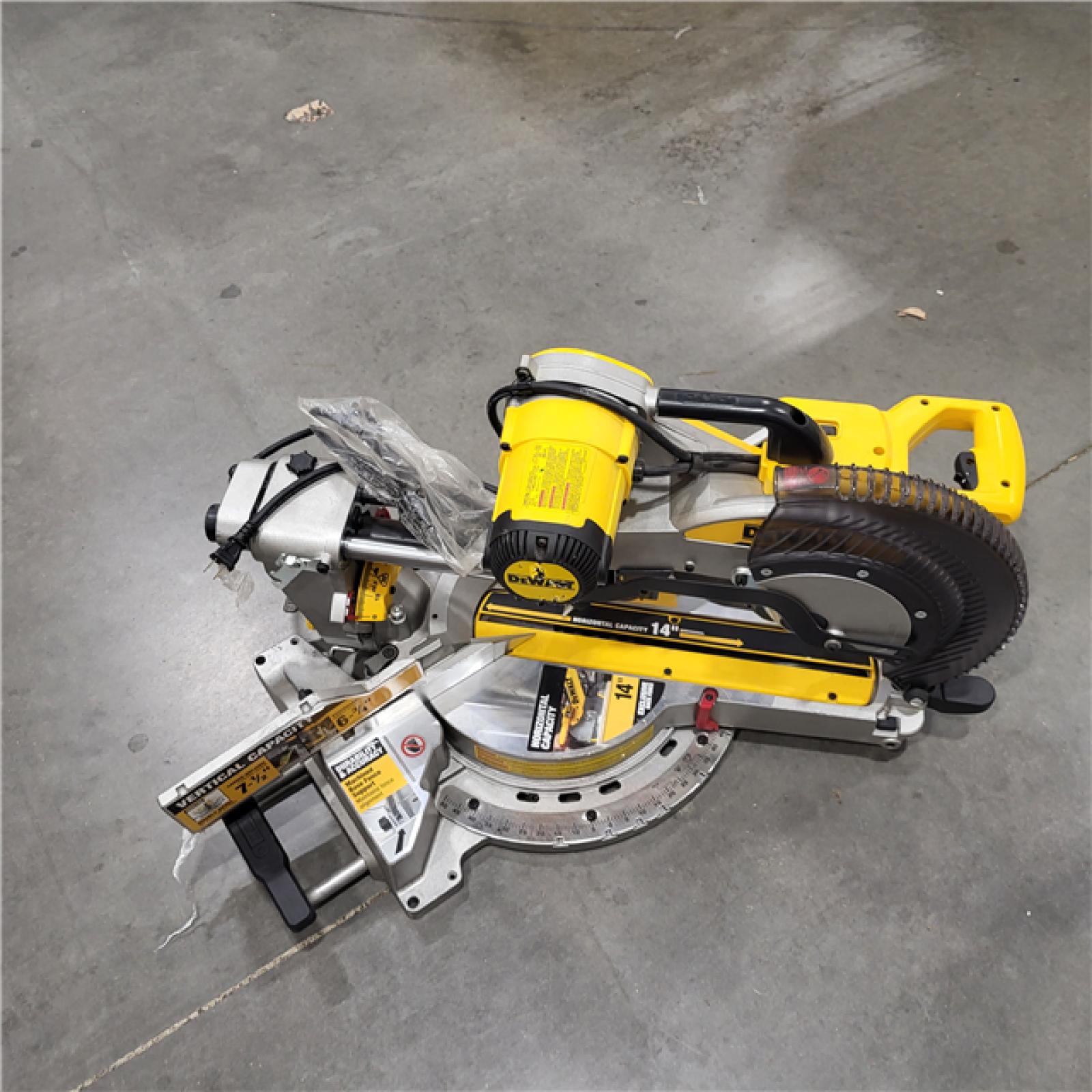 AS-IS 15 Amp Corded 12 in. Double Bevel Sliding Compound Miter Saw with XPS Technology, Blade Wrench and Material Clamp