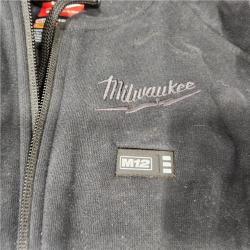 AS-IS Milwaukee 306B-21L 12V Heated Hoodie Kit Black (Large) with 2.0Ah Lithium Ion Battery & Charger