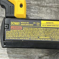 AS-IS DEWALT in Box DEWALT DCN681D1 20V 18Ga Stapler Kit