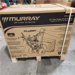 Dallas Location - NEW- Murray Flurry XL 24 in. 208 CC Self Propelled 2-Stage Gas Snow Blower