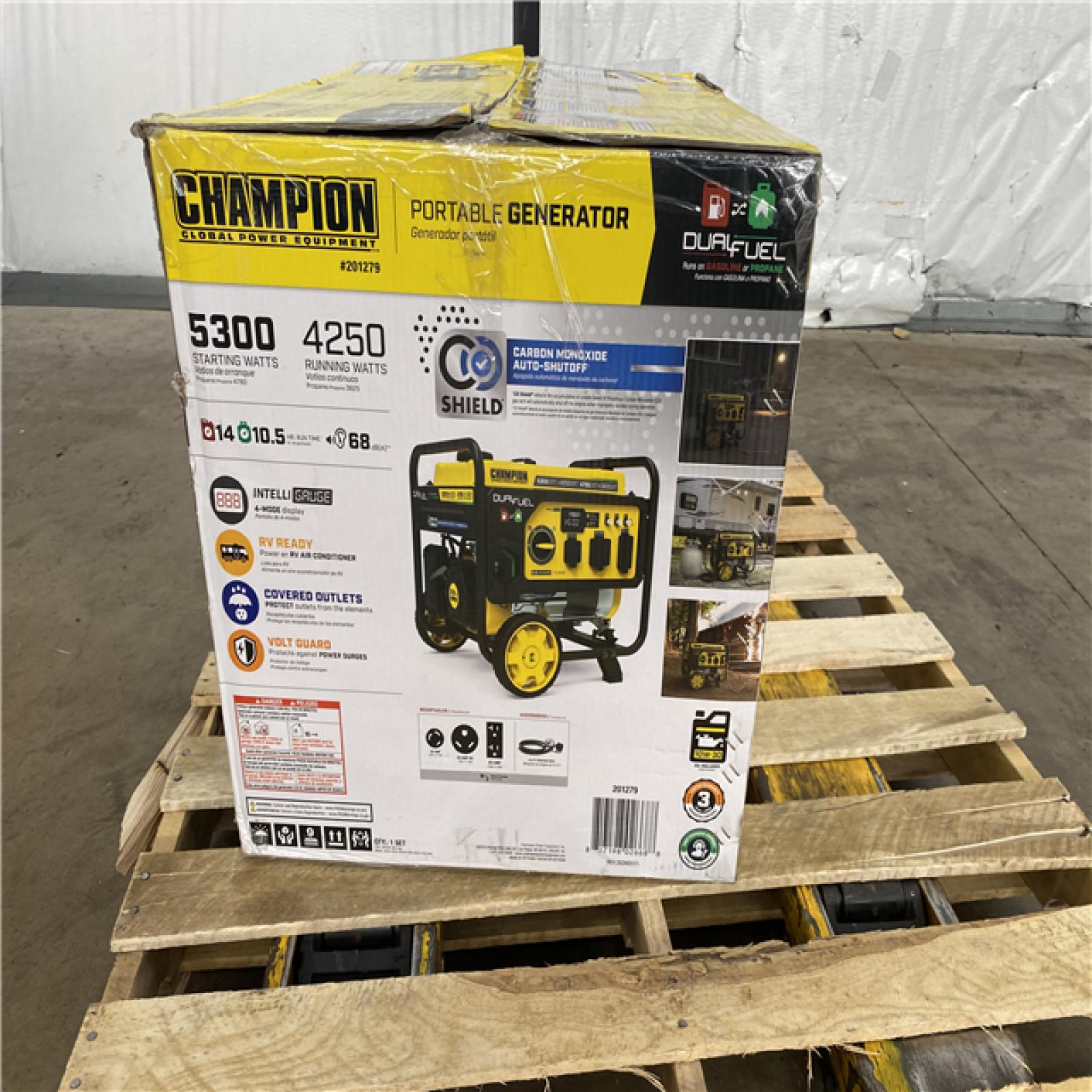 Houston Location AS IS - Champion Generator 5300 Watts