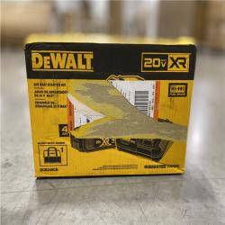 NEW! - DEWALT 20V MAX Lithium-Ion 6.0Ah and 4.0Ah Battery and Charger Starter Kit