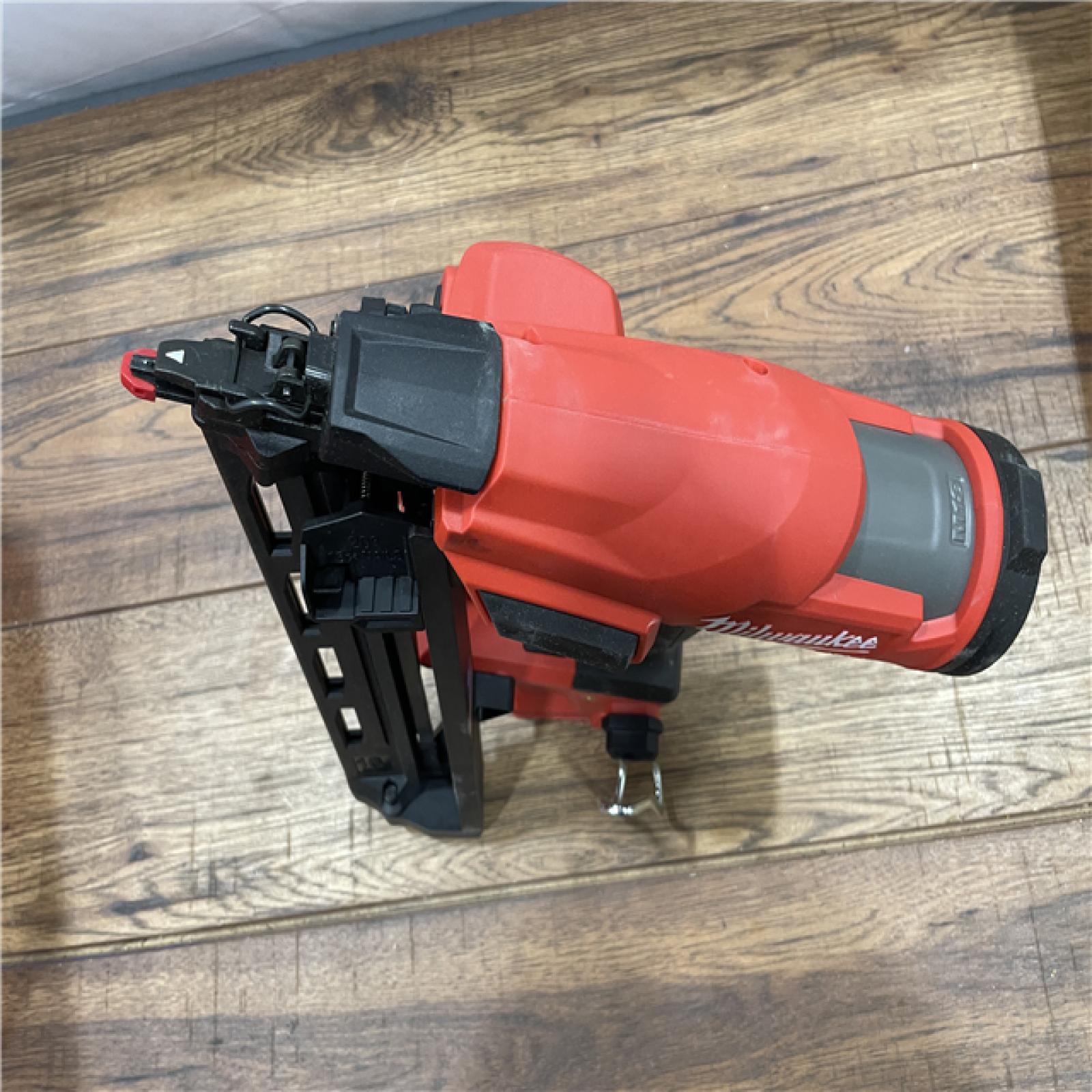 AS-IS MILWAUKEE M18 FUEL 18-Volt Lithium-Ion Brushless Cordless Gen II 16-Gauge Angled Finish Nailer (Tool-Only)