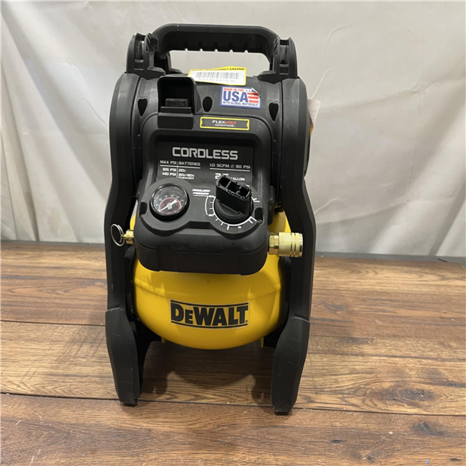 AS-IS DEWALT 20V MAX* 2-1/2 Gal. Brushless Cordless Air Compressor