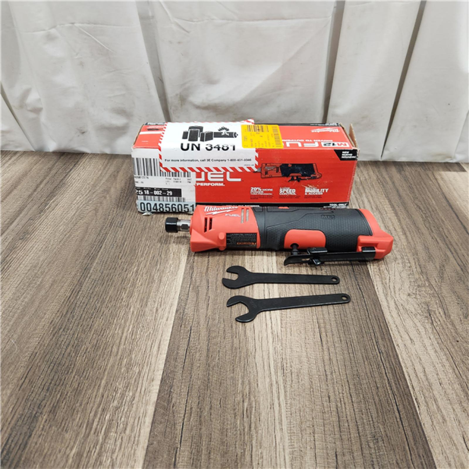 AS IS Milwaukee M12 FUEL Brushless Cordless Straight Die Grinder (Tool-Only)