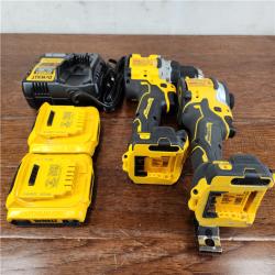 AS-IS DEWALT 20V MAX XR Brushless Cordless Drill/Impact Driver (2-Tool) Combo Kit