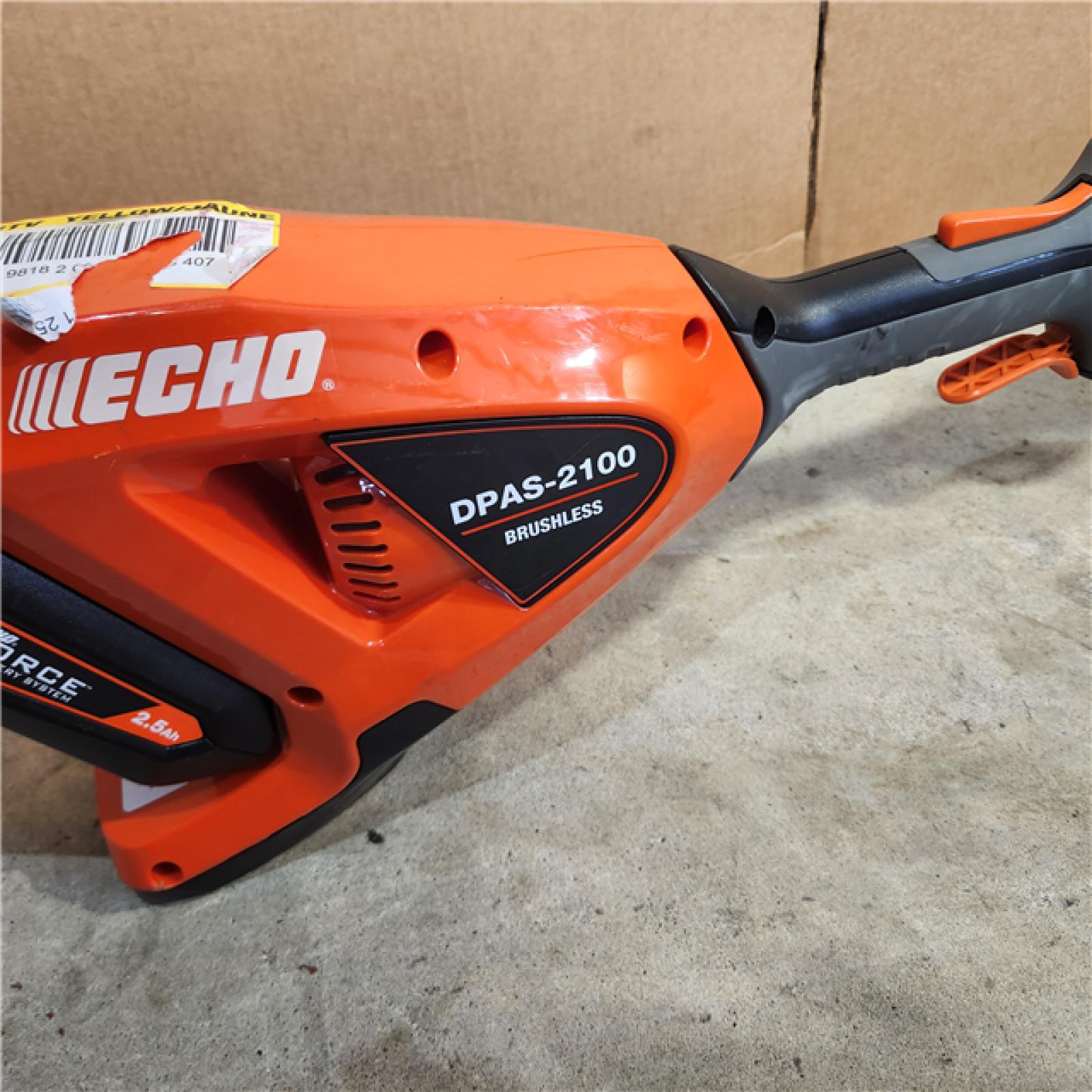 Houston location- AS-IS Echo DPAS-2100SBC1 EFORCE 56V Brushless Cordless Pro Attachment Trimmer Kit