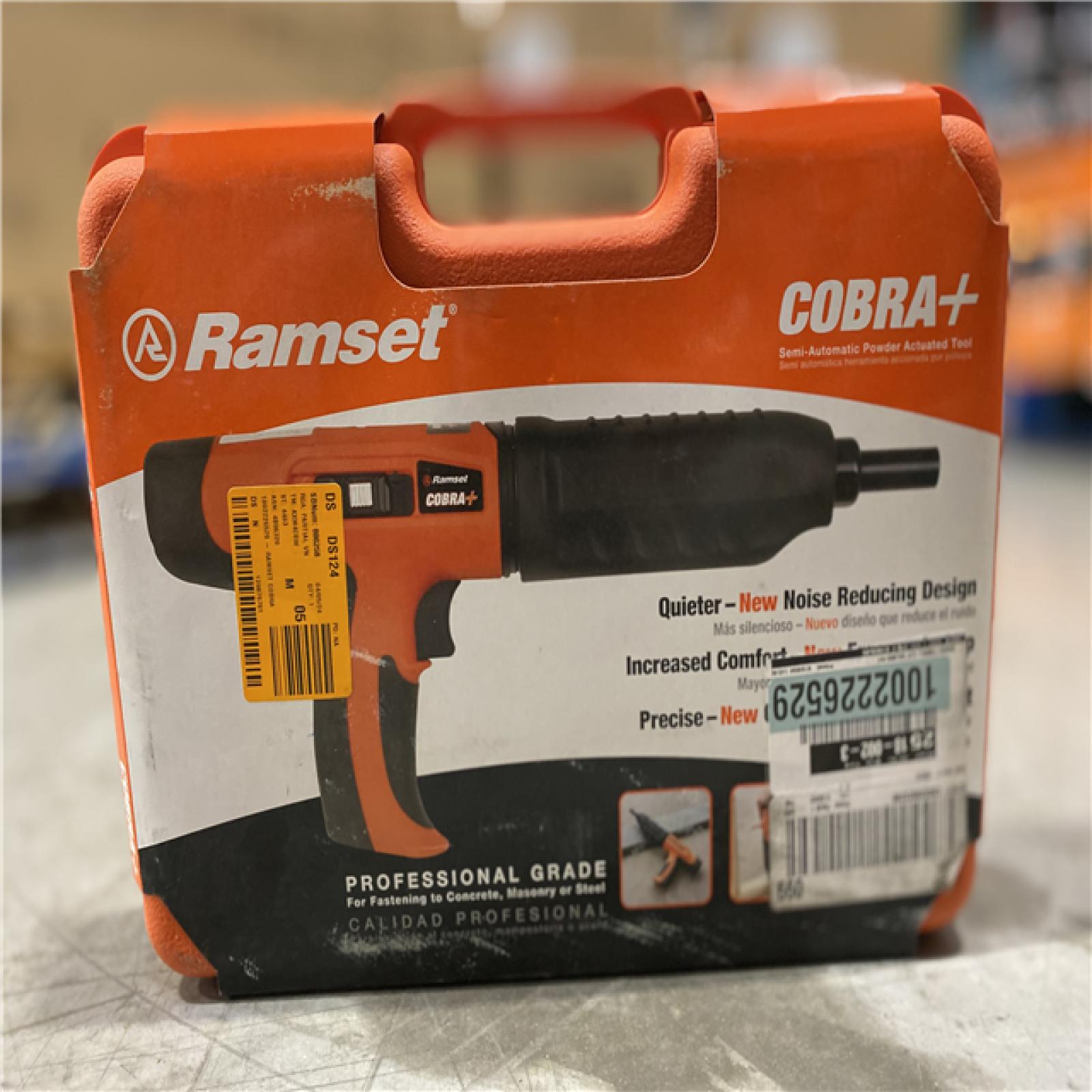 NEW! Ramset Cobra+ 0.27 Caliber Semi-Automatic Powder Actuated Tool (PAT) with Silencer