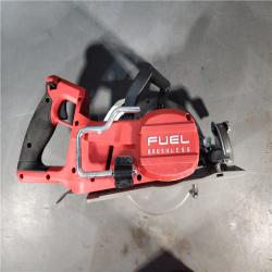 HOUSTON LOCATION - AS-IS Milwaukee 2830-20 Rear Handle Circular Saw M18 FUEL 7-1/4  Cordless Brushless Tool Only