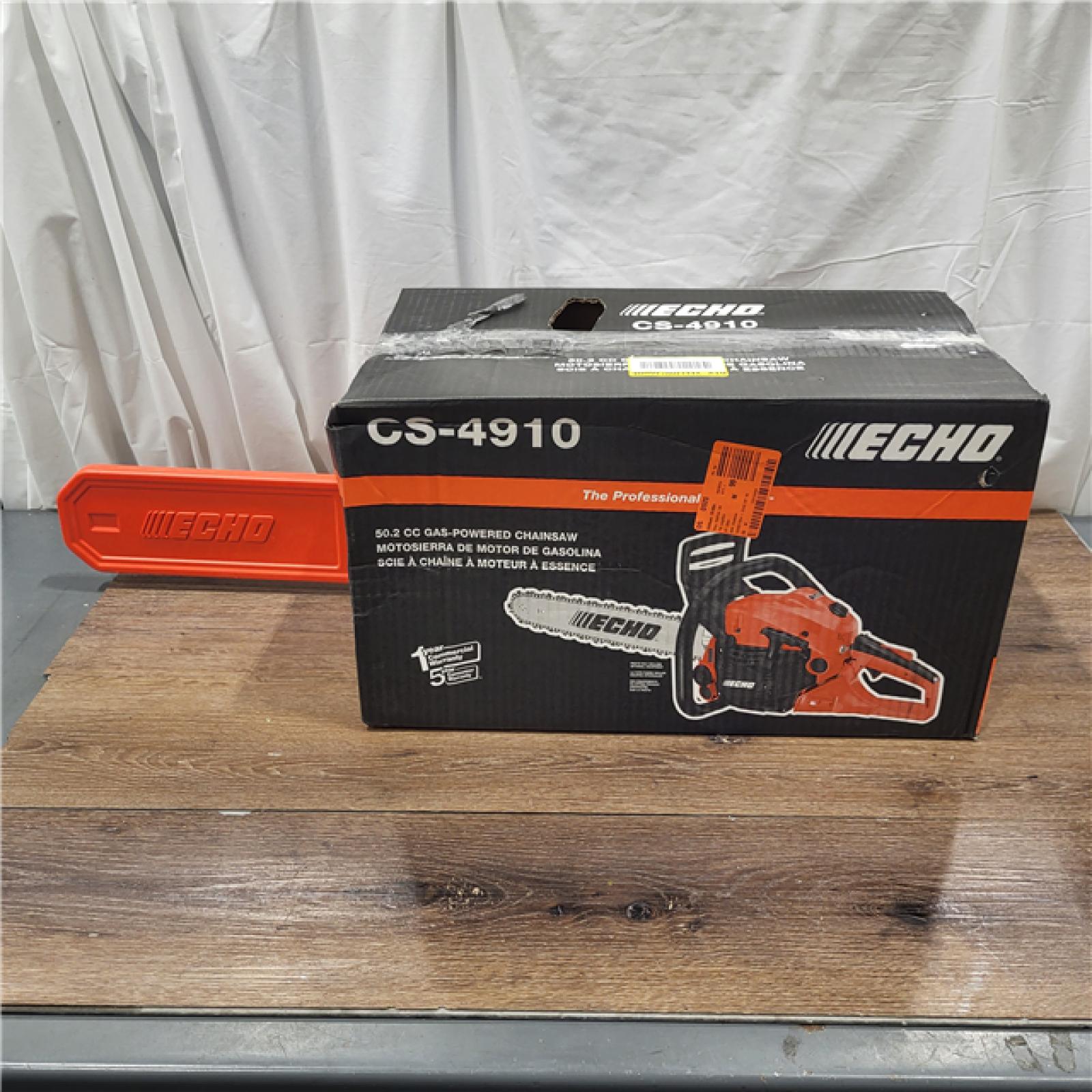 AS-IS 20 in. 50.2 Cc 2-Stroke Gas Rear Handle Chainsaw