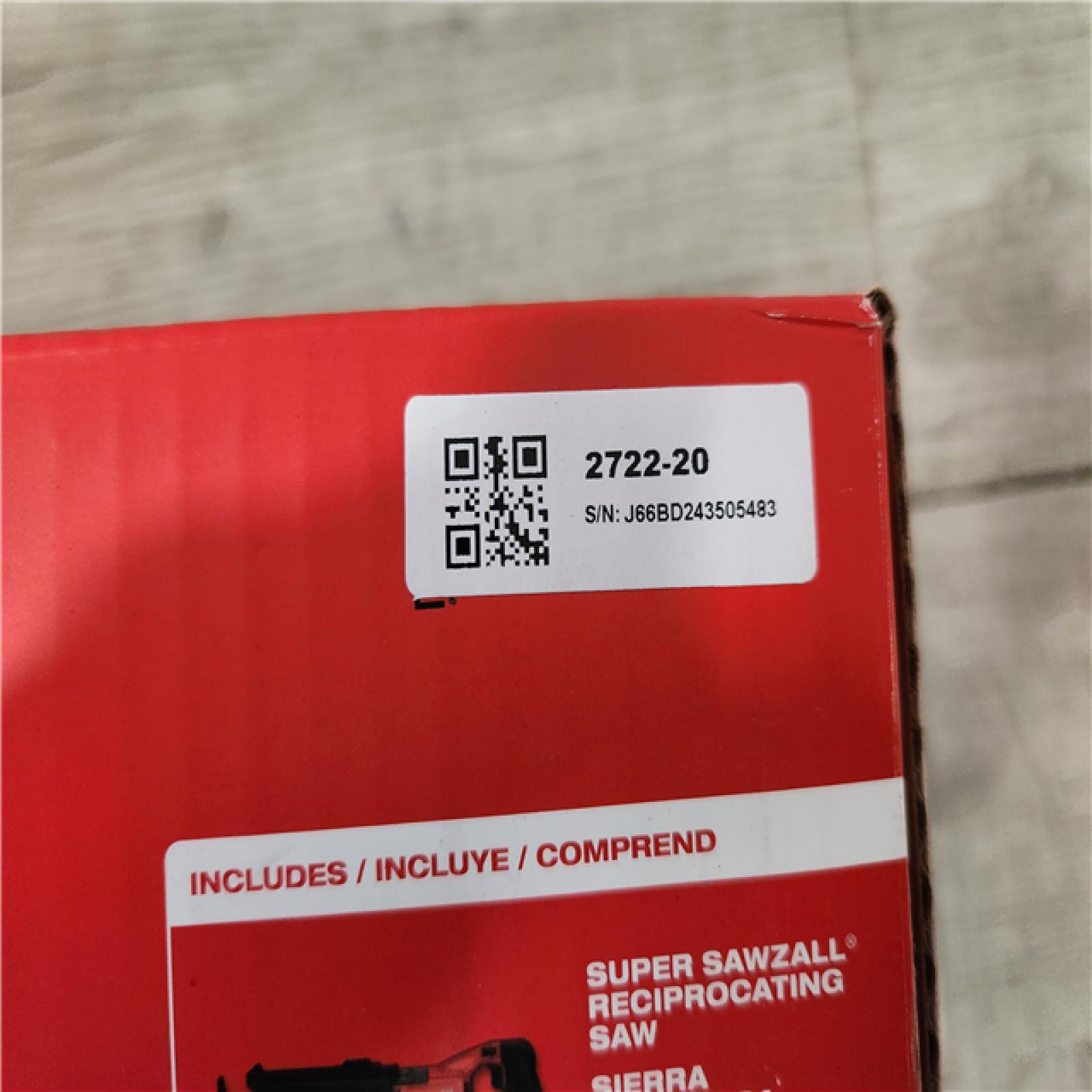 Phoenix Location NEW Milwaukee M18 FUEL 18V Lithium-Ion Brushless Cordless Super SAWZALL Orbital Reciprocating Saw (Tool-Only)