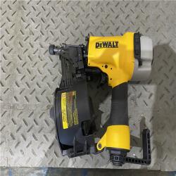 Houston location AS-IS DEWALT DW66C-1 2-1/2 Inch 15 Degree Coil Siding and Fencing Nailer