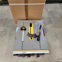 AS-IS DEWALT 15 Amp Corded 10 in. Job Site Table Saw with Rolling Stand