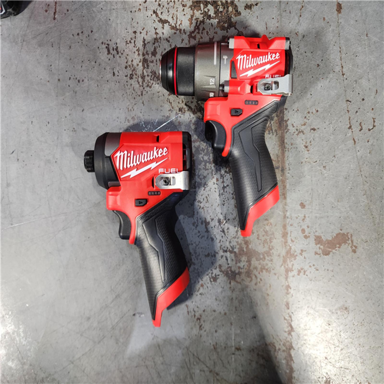 HOUSTON LOCATION - AS-IS (APPEARS LIKE NEW) Milwaukee 3497-22 12V Brushless Hammer Drill and Impact Driver Combo Kit