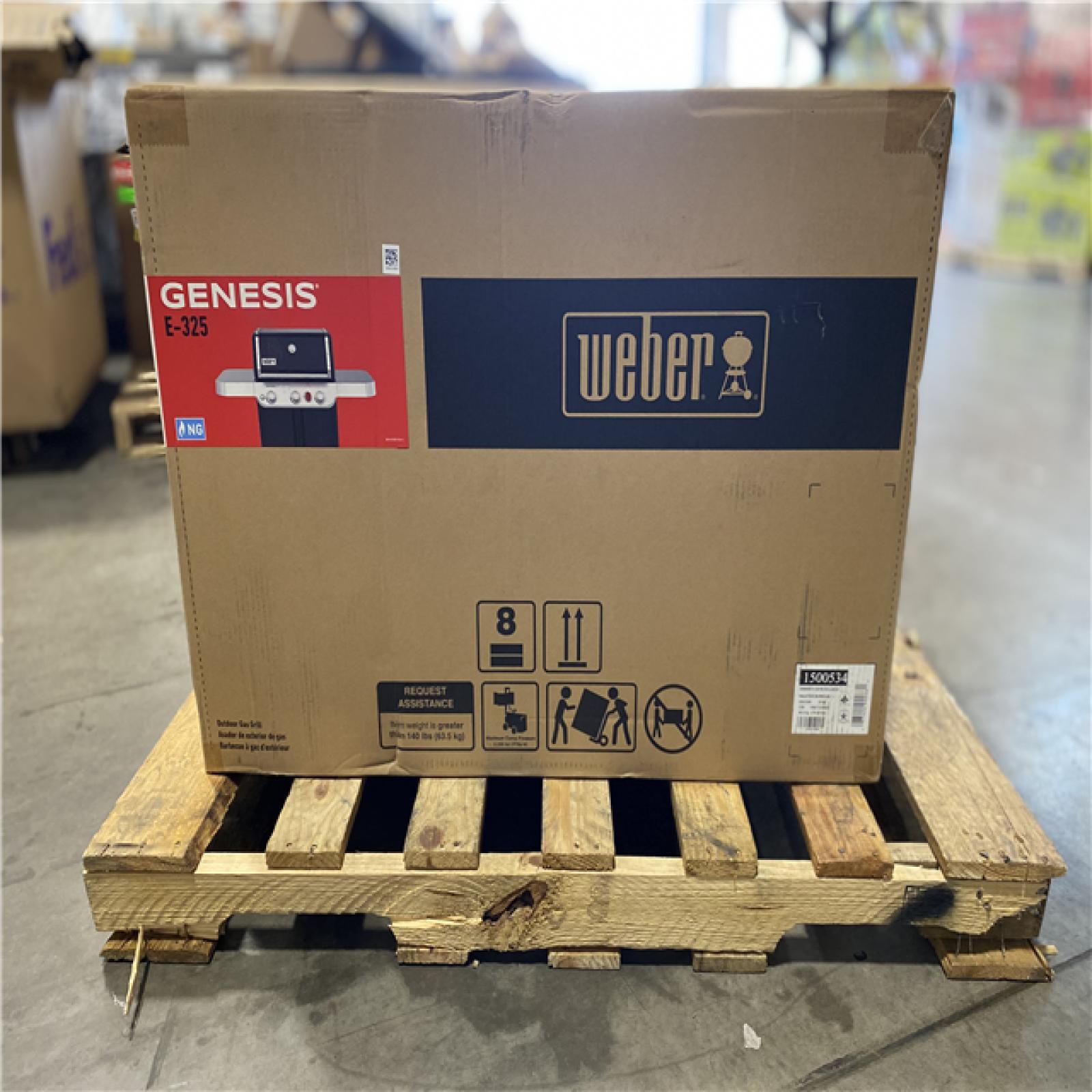 DALLAS LOCATION - Weber Genesis E-325 3-Burner Natural Gas Grill in Black