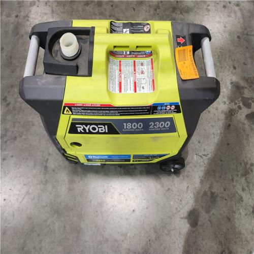 California AS-IS Ryobi 2 300-Watt Recoil Start Bluetooth Super Quiet Gasoline Powered Digital Inverter Generator with CO Shutdown Sensor