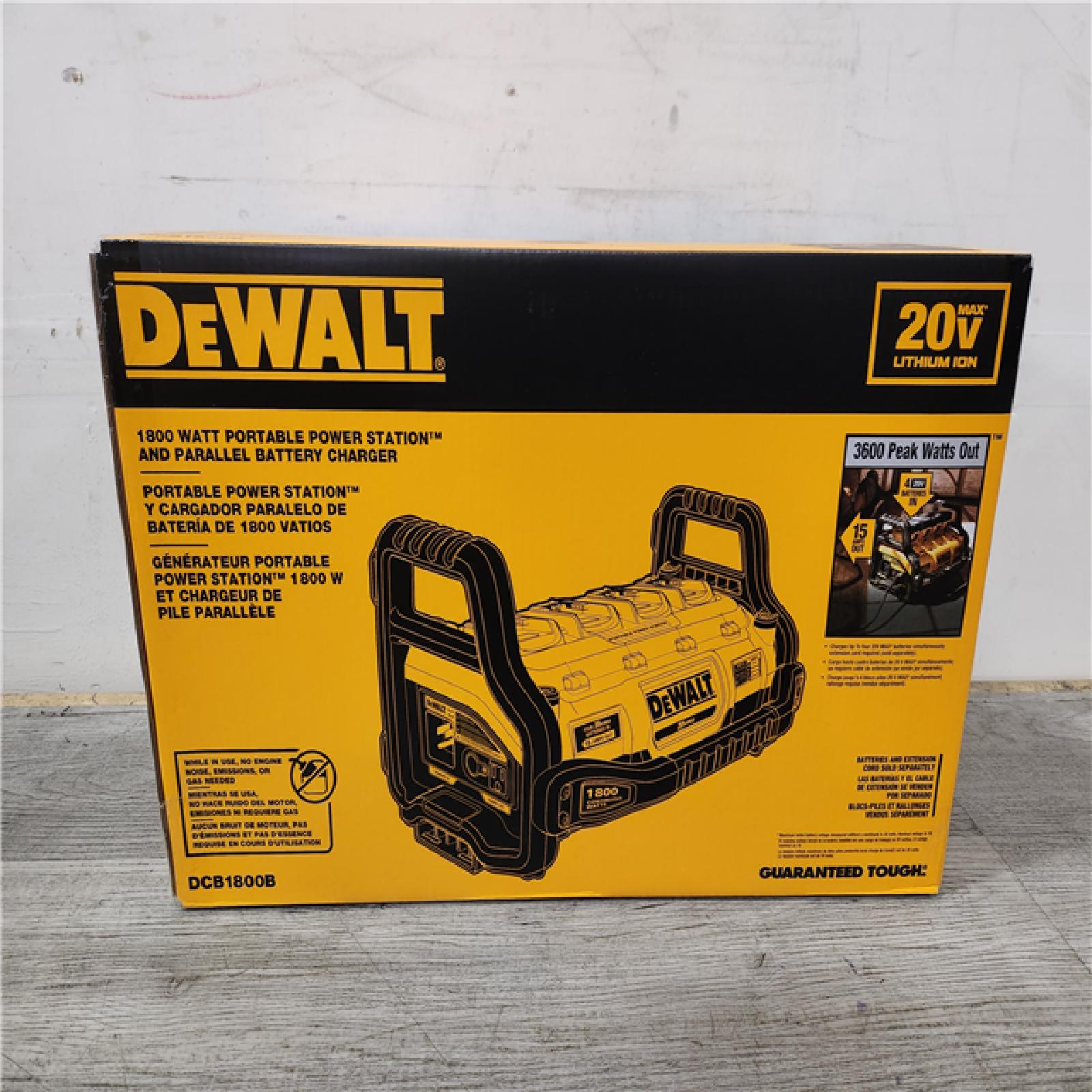 Phoenix Location NEW DEWALT 1800 Watt Portable Power Station and 20-Volt/60-Volt MAX Lithium-Ion Battery Charger with (1) 60V and (3) 20V Batteries