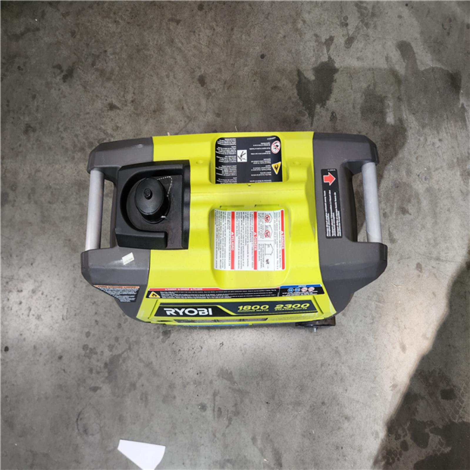 California AS-IS Ryobi 2 300-Watt Recoil Start Bluetooth Super Quiet Gasoline Powered Digital Inverter Generator with CO Shutdown Sensor