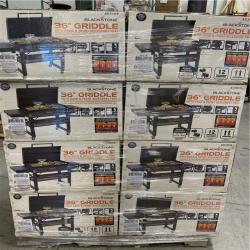 DALLAS LOCATION -Blackstone 36 Culinary Omnivore Griddle with Hood 4-Burner Liquid Propane Flat Top Grill PALLET - (8 UNITS)