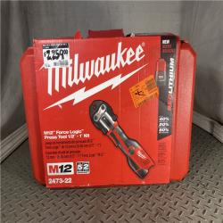 HOUSTON LOCATION - AS -IS Milwaukee M12 Force Logic Press Tool 1/2 in. to 1 in. Kit