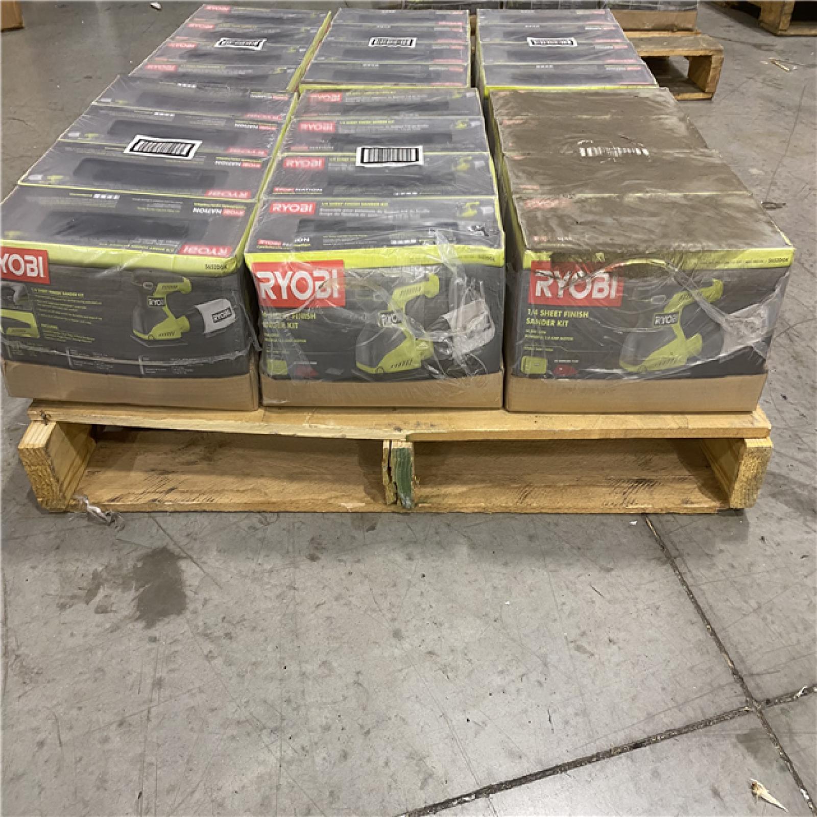 DALLAS LOCATION - RYOBI 2 Amp Corded 1/4 Sheet Sander - (24 UNITS)