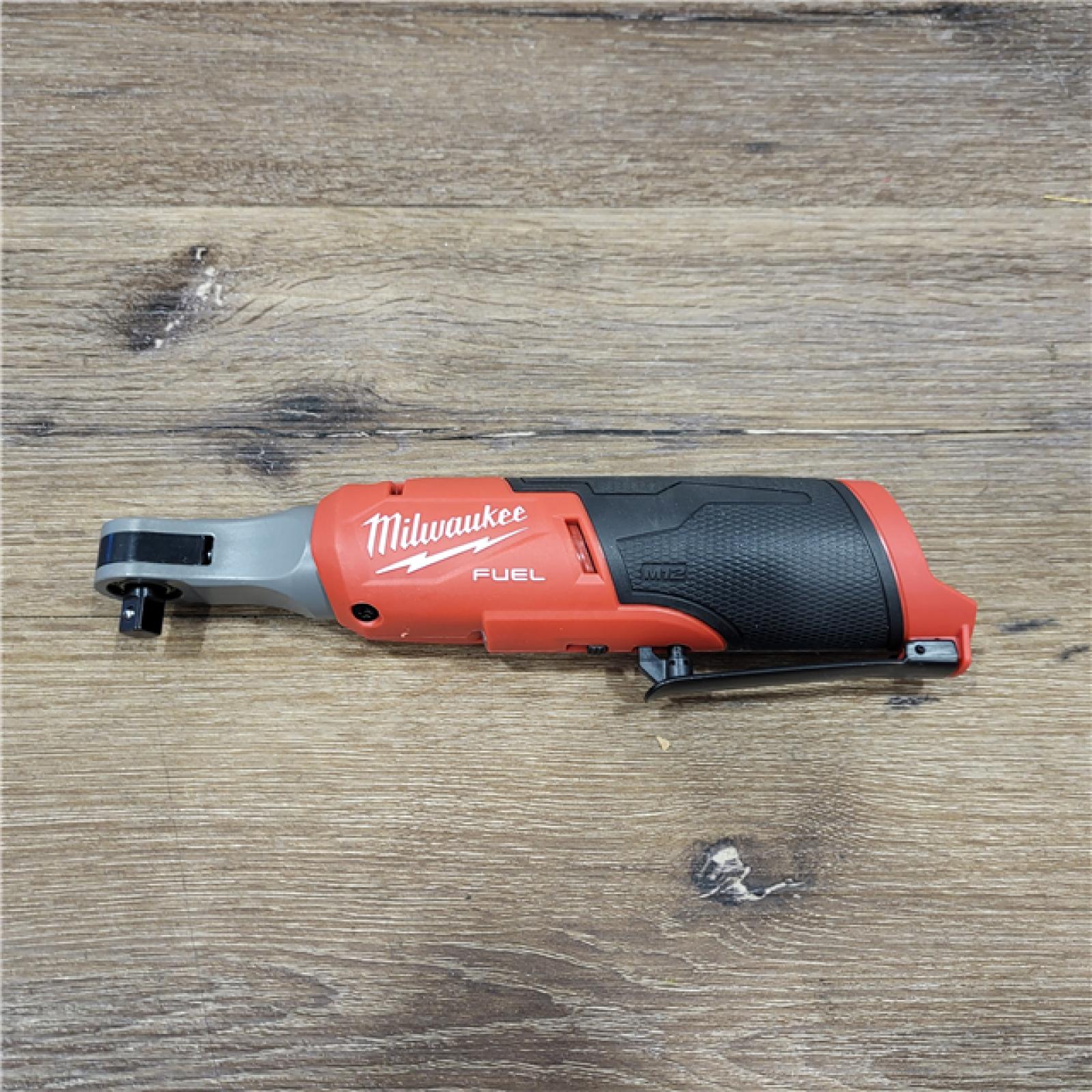 AS-IS Milwaukee 2567-20 M12 FUEL Brushless Lithium-Ion 3/8 in. Cordless High Speed Ratchet (Tool Only)