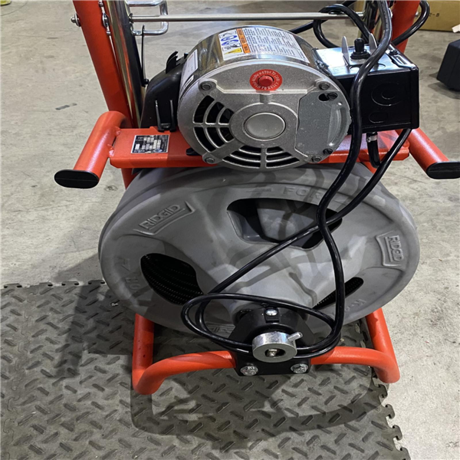 Houston location AS-IS Ridgid Drain Cleaning Machine Corded 165 RPM K-400 with C-32 IW