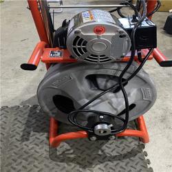 Houston location AS-IS Ridgid Drain Cleaning Machine Corded 165 RPM K-400 with C-32 IW