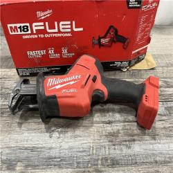 AS-IS MILWAUKEE M18 FUEL 18V Lithium-Ion Brushless Cordless HACKZALL Reciprocating Saw (Tool-Only)