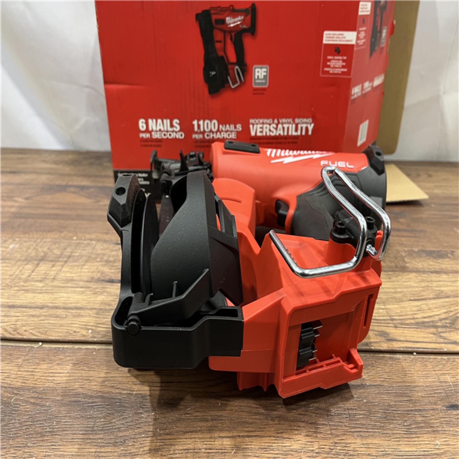 AS IS M18 FUEL 18-Volt Lithium-Ion Brushless Cordless Coil Roofing Nailer (Tool Only)