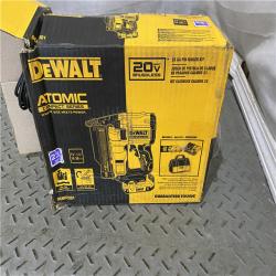 Houston location AS-IS DEWALT ATOMIC 20V MAX Lithium Ion Cordless 23 Gauge Pin Nailer Kit  Charger ONLY