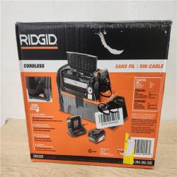 Phoenix Location  RIDGID 3 Gal. 18-Volt Cordless Handheld NXT Shop Vac Wet Dry Vacuum with Filter, Hose, Accessories, 4.0 Ah Battery and Charger