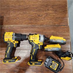 AS-IS 20V MAX Lithium-Ion Cordless 2-Tool Combo Kit with (2) POWERSTACK 1.7Ah Batteries and Charger