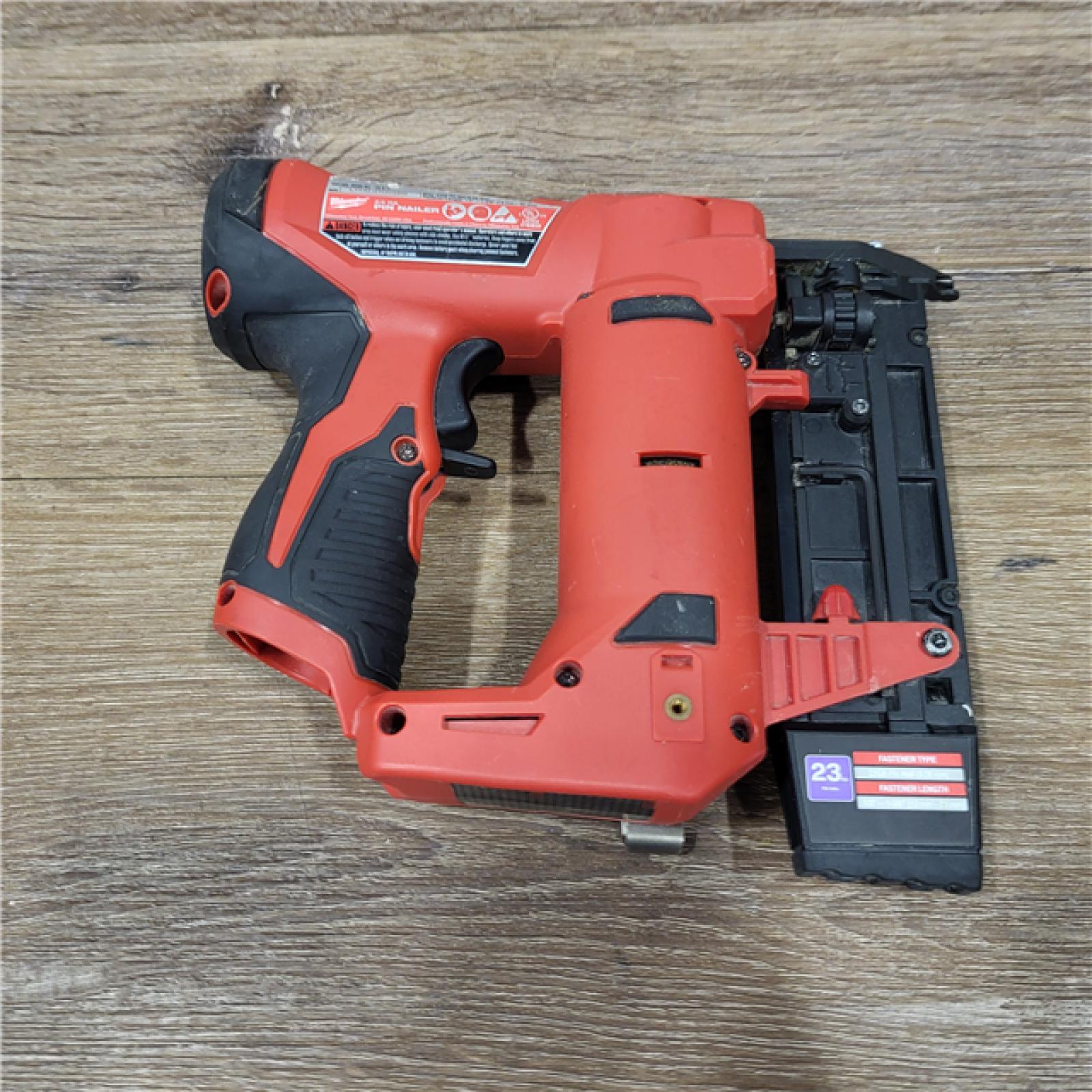 AS-IS Milwaukee 2540-20 12V 23 Gauge Cordless Pin Nailer (Tool Only)