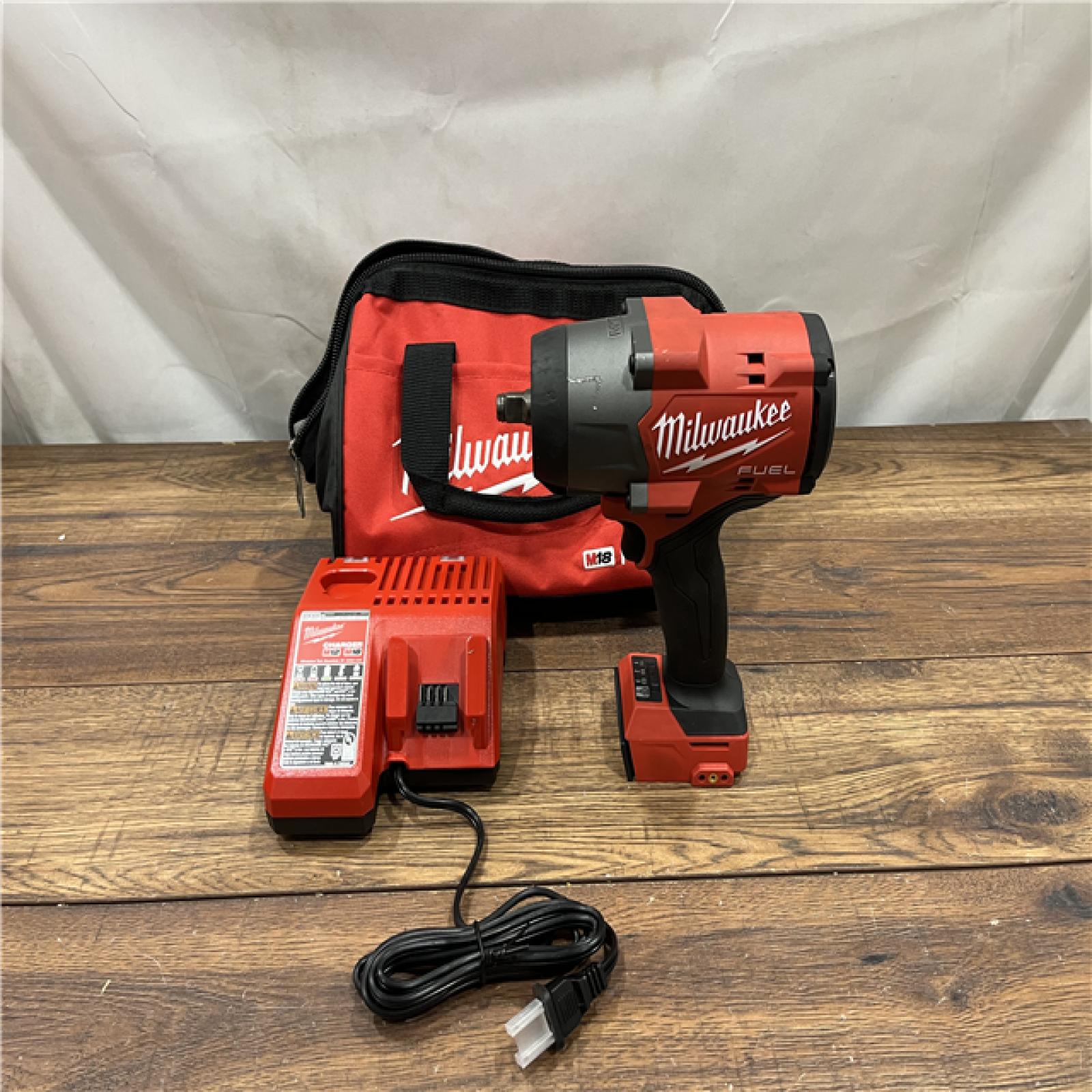 AS IS Milwaukee M18 FUEL 1/2 High Torque Impact Wrench with Friction Ring Kit