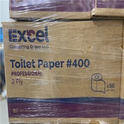 DALLAS LOCATION - TOILET PAPER #400 PALLET - (20 BOXES) (96 ROLLS PER BOX)