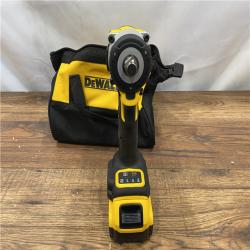 AS IS DEWALT ATOMIC 20V MAX Lithium-Ion Brushless Cordless 1/2 in. Variable Speed Impact Wrench Kit with 5 Ah Battery and Charger