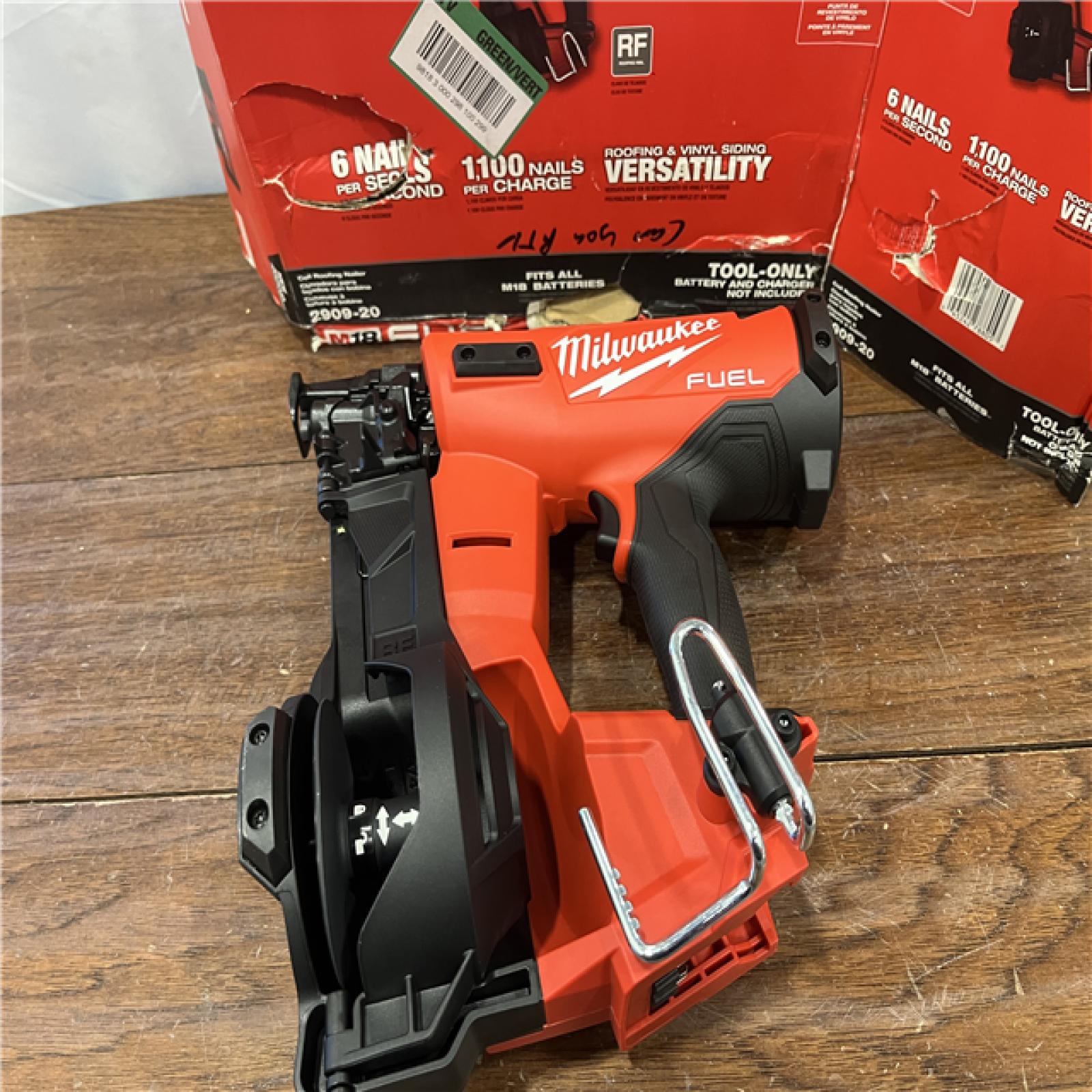 AS-ISM18 FUEL 18-Volt Lithium-Ion Brushless Cordless Coil Roofing Nailer (Tool Only)