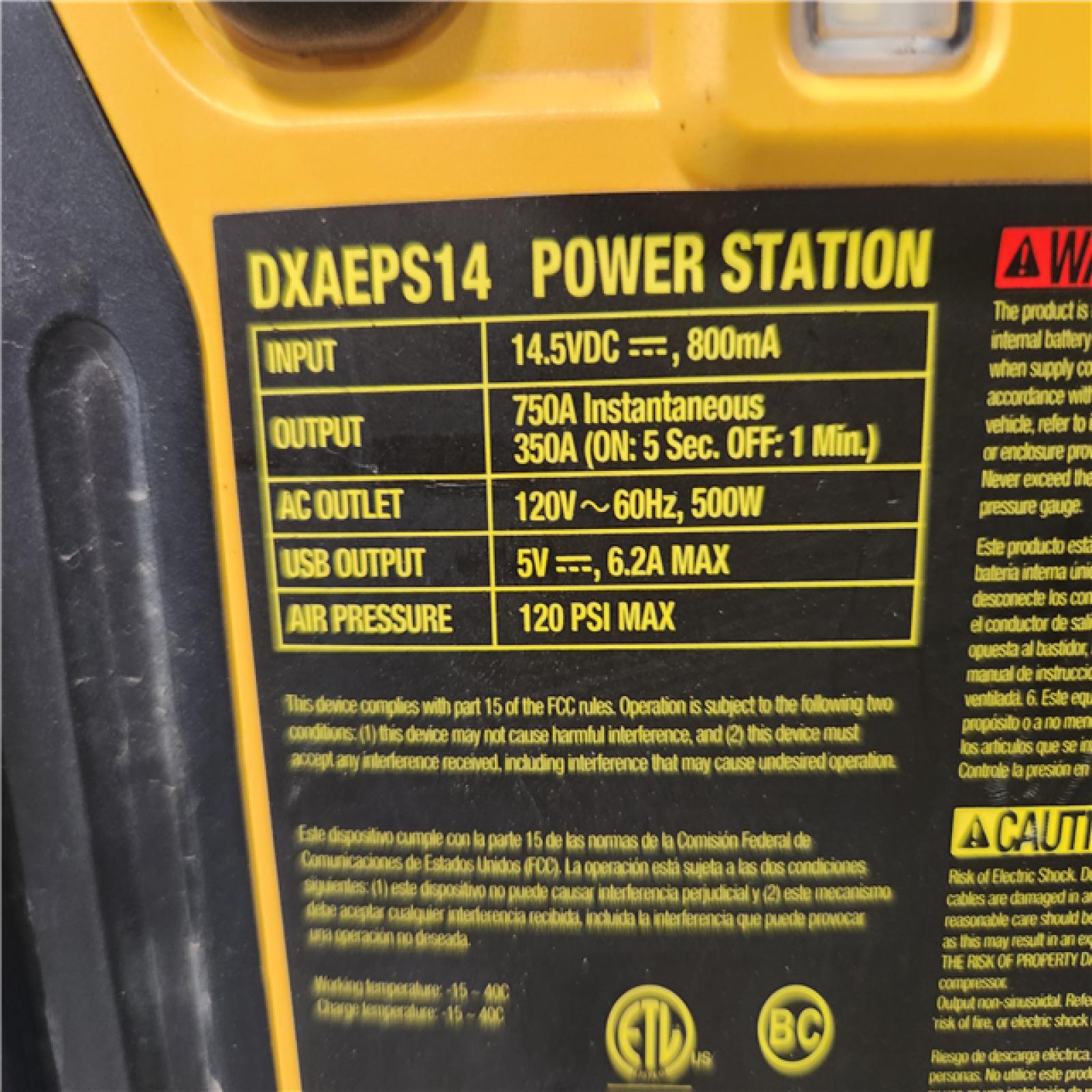 Phoenix Location DEWALT Portable Power 2000 Peak Amp Jump Starter w/Digital Compressor