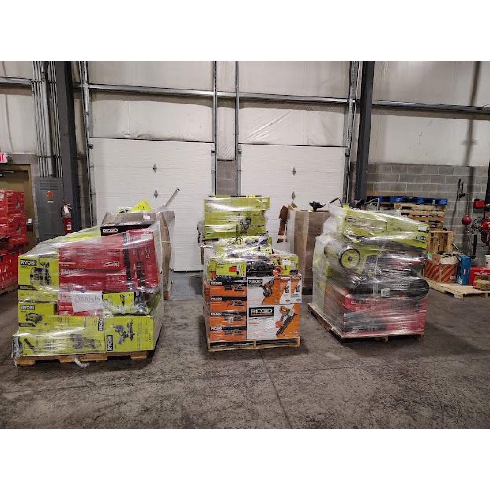 Pittston Location As-Is Power Tools Partial Truckload (6 pallets) 1358298-A