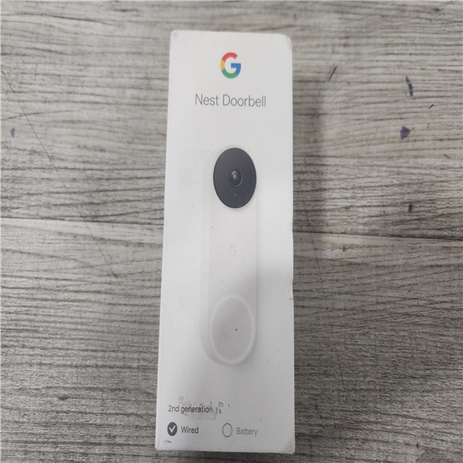 Phoenix Location Google Nest Doorbell (Wired, 2nd Gen) - Snow